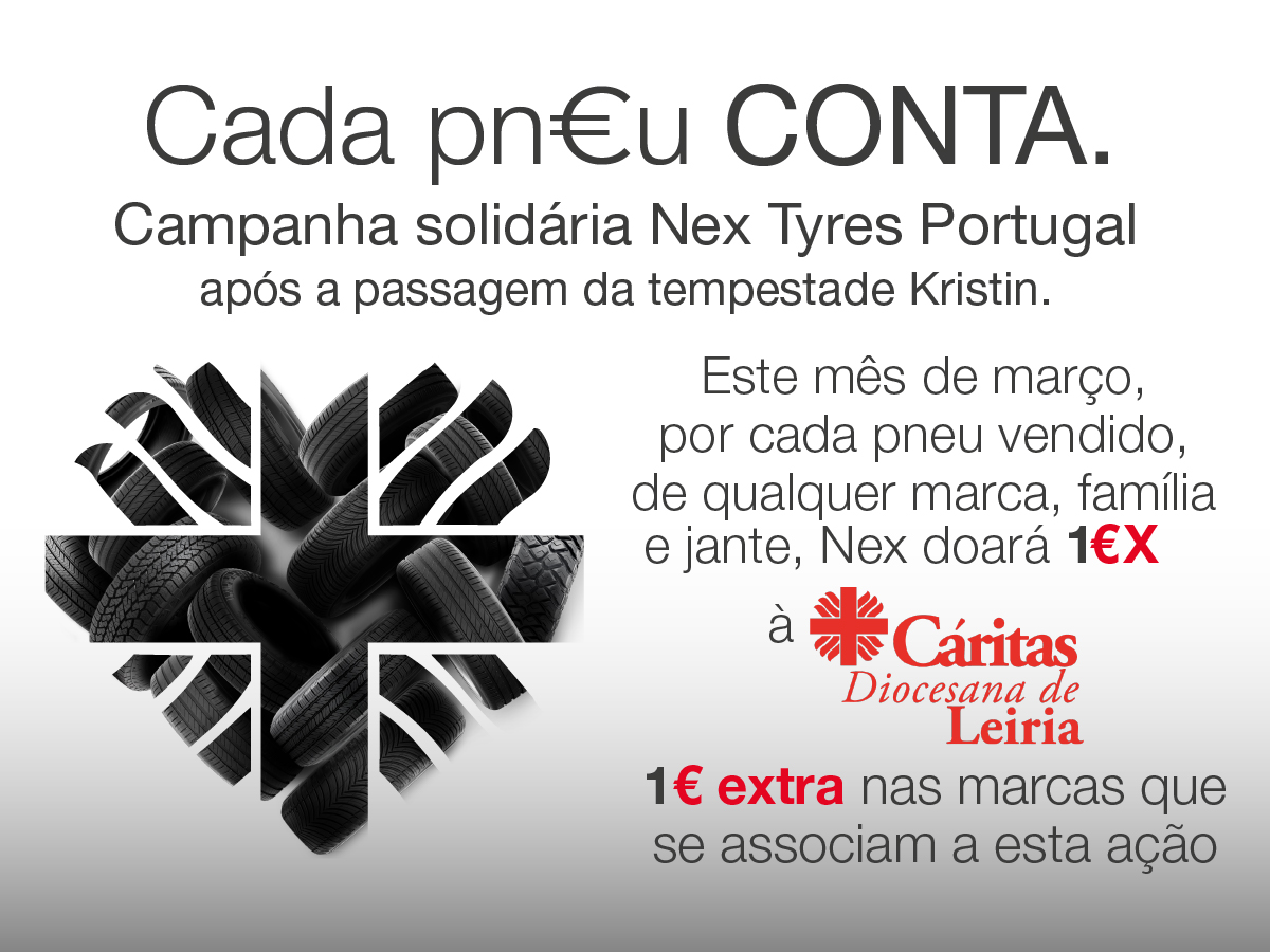 Imagem em destaque de NEX Tyres Portugal lança campanha solidária após a passagem da tempestade Kristin